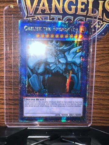 Konami - 5 Card - Yu-Gi-Oh! - Obelisk the Tormentor Foil,, Hobby & Loisirs créatifs