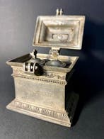 Pyxides à huiles Saintes (3) - Étain - 1850-1900 - Coffret