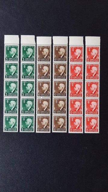 Albanië 1939/1942 - Verjaardag van de Italo-Albanezen Unie
