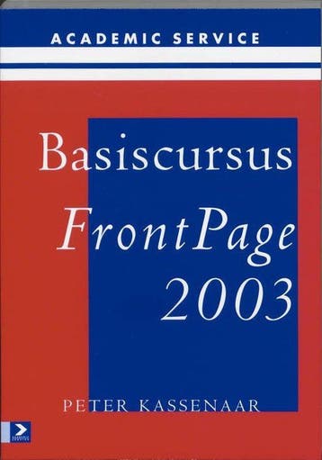 Basiscursus Frontpage 2003 - Kassenaar, Boeken, Studieboeken en Cursussen, Verzenden, Nieuw