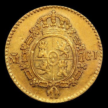 Espagne. Fernand VII. 1/2 Escudo 1817 - Madrid GJ
