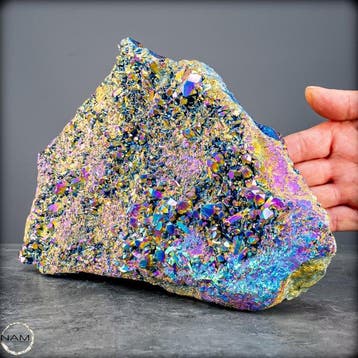 Spectakel van het Licht: Aura-Amethyst Druse in