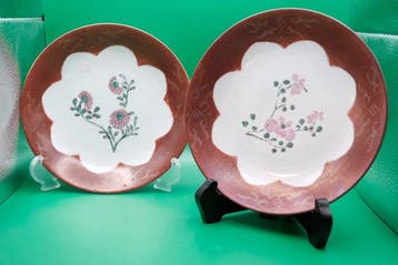 Bord (2) - Keramiek - Chinees exportporselein