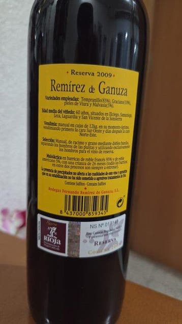2009 Remírez de Ganuza - Rioja Reserva - 1 Fles (0,75 liter)