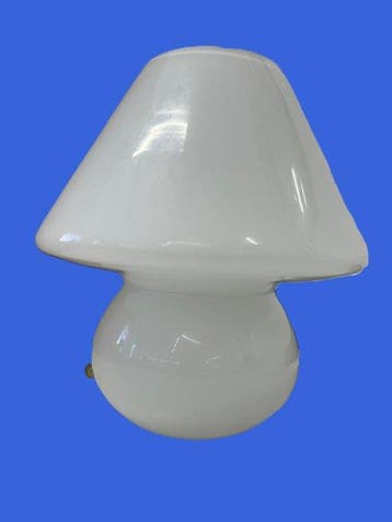 Lampe de table (2) - Verre de Murano - 2 lampes champignon