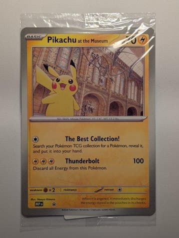 Pokémon - 1 Verzegelde kaart - Pikachu Promo card, Foil,, Hobby en Vrije tijd, Verzamelkaartspellen | Pokémon, Nieuw
