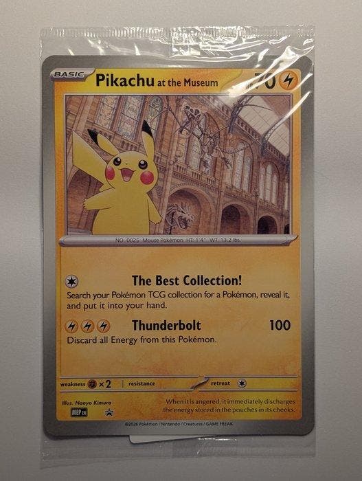 Pokémon - 1 Verzegelde kaart - Pikachu Promo card, Foil,, Hobby en Vrije tijd, Verzamelkaartspellen | Pokémon