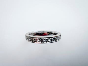 Ring - 18 karaat Witgoud - 0.28ct. tw. Diamant (Natuurlijk)