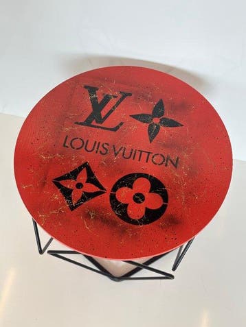 Rob VanMore - Tea-time by LV - ø50cm, Antiek en Kunst