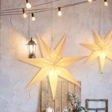 Kerstster met verlichting - Kerstverlichting binnen - Warmwi, Verzenden, Nieuw