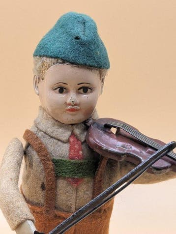 Schuco - Jouet de violoniste - Jouet à remontoir - 1930-1939
