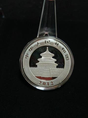 China. 10 Yuan 2012, Panda, 1 Oz (Zonder minimumprijs)