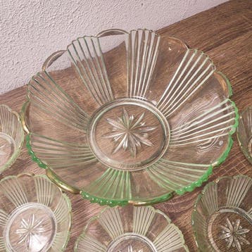 Verrerie française ancienne - Service de table (8) - Modèle