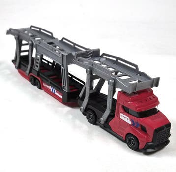 Dickie Toys autotransporter, rood en grijs, Verzenden, Nieuw