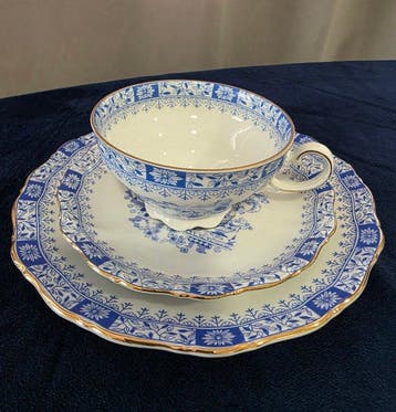 Seltmann Weiden - Blue Floral Motif - Koffie- en theeservies
