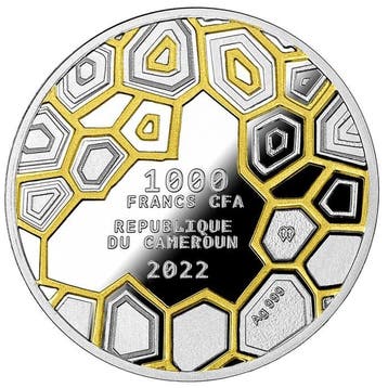 Cameroun. 1000 Francs 2022, Be Strong - Turtle 1 oz (.999)