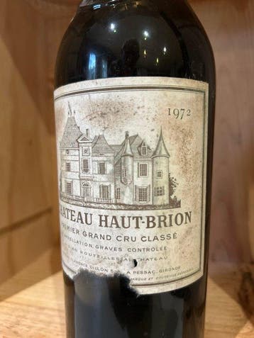 1972 Château Haut Brion - Graves 1er Grand Cru Classé - 1, Verzamelen, Nieuw