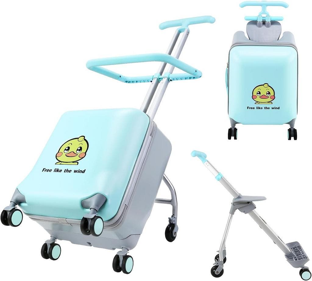 Fabrizio lichtgewicht kindertrolley cabine kinderkoffer kinderbagage 20672, kleur: roze/wit
