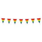 Bunting PE 3m rainbow size flags: 10x 15cm, Verzenden, Nieuw
