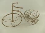 Bloempot - Metaal - Bike model, Antiek en Kunst