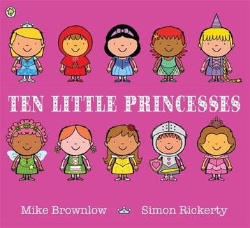 Ten Little Princesses Board Book 9781408330128 Mike Brownlow, Verzenden, Gelezen, Mike Brownlow
