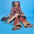 Marionnette - Antike Marionette aus Holz und Stoff –