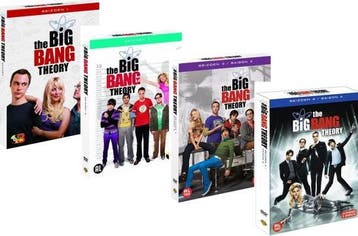 The Big Bang Theory - Seizoen 1 t/m 4 ( 4 aparte dvd boxen ), Cd's en Dvd's, Verzenden, Nieuw in verpakking
