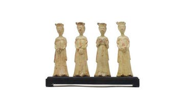 Oud Chinees, Tang-dynastie Terracotta Zeldzame groep van