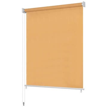 vidaXL Rolgordijn voor buiten 355(B)x140(H) cm beige, Verzenden