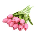 Kunst Boeket - Tulpen Zijden Bloemen Tulp Luxe Boeketten, Verzenden
