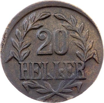 Duits Oost-Afrika. Wilhelm II. 20 Heller 1916 / Tabora, Postzegels en Munten