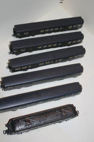 Lima H0 - 8025 - Modeltrein (6) - serie 125 + 5 autos M2 -, Hobby & Loisirs créatifs, Trains miniatures | HO