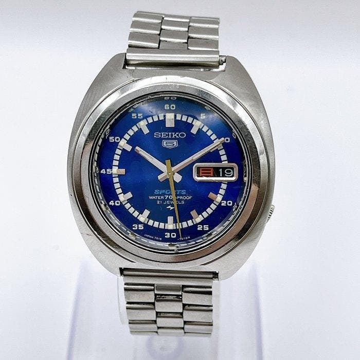 Seiko - 5 Sports - Zonder minimumprijs - 7019-7050 - Heren -, Handtassen en Accessoires, Horloges | Antiek