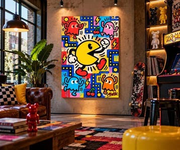 MaskArt - Pac-Man – Arcade Street Art | Keith Haring