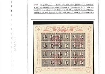 Suisse - Suisse collection de timbres de 1912 à 1945 avec