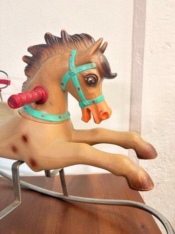 Hobbelpaard - Canova – Cavallo a dondolo vintage originale