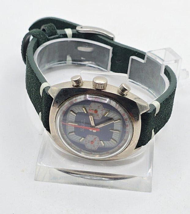NOKIL - Stahl Chronograph - Kaliber Valjoux 7733 - Schweiz, Bijoux, Sacs & Beauté, Montres | Hommes