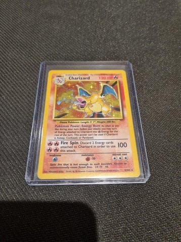 Pokémon - 1 Card - Dracaufeu 4/102 Foil - WOTC - Base set, Hobby & Loisirs créatifs
