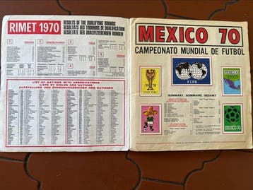 Panini Mexico 70 World Cup International Edition - 1 Album, Collections