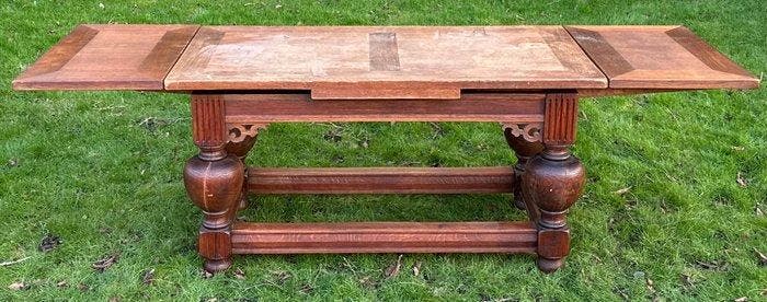 Uitschuifbare tafel - Eik, Antiquités & Art, Antiquités | Autres Antiquités
