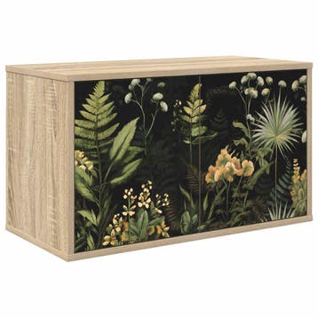 vidaXL Wand gemonteerd TV Kast RHENEN 69 x 33 x 40 cm Sonoma, Verzenden, Nieuw