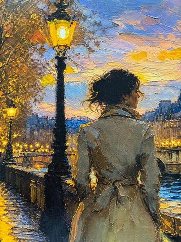 Néo Pablo - The Lights of Paris - Unique work - Hand signed