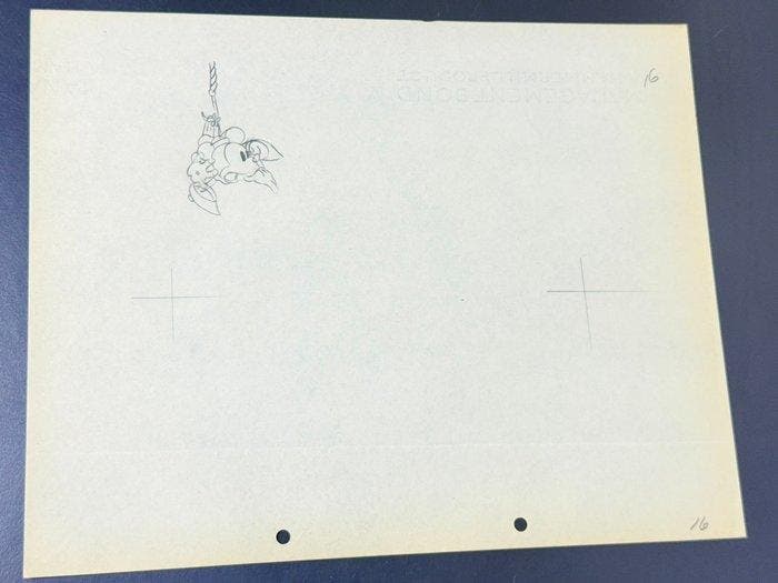 Walt Disney - Dessin d’animation de Minnie Mouse - Building, Collections, Disney