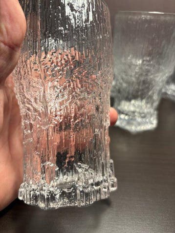 Iittala - Tapio Wirkkala - Verre à eau (6) - Cristal