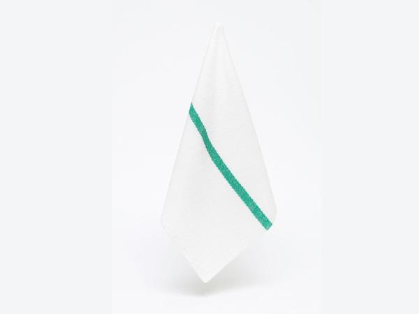 Veiling - 50x Keuken/Vaatdoek -  White/Green, Maison & Meubles, Cuisine | Linge de cuisine