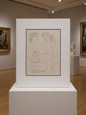 Pablo Picasso (1881-1973) - Suite Vollard - Pareja