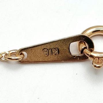Zonder minimumprijs - Halsketting - 18 karaat Geel goud, Handtassen en Accessoires, Kettingen, Nieuw