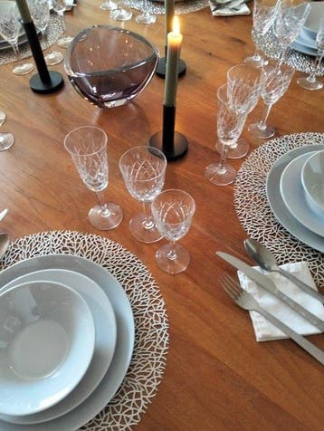 Drinkservies (21) - Kristal - Cristallerie de Lorraine