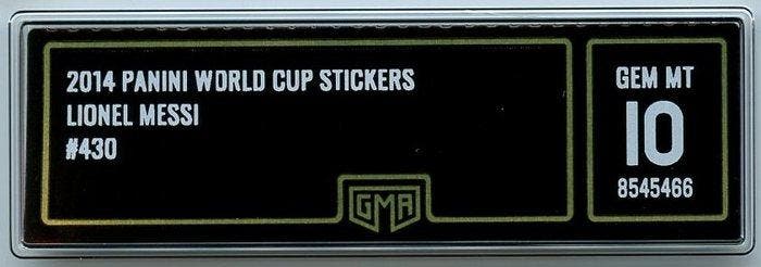 Panini - 2014 - World Cup - GMA 10 - Gem Mint - Lionel Messi, Verzamelen, Stickers