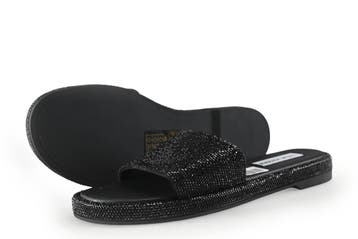 Steve Madden Muiltjes in maat 37 Zwart, Verzenden, Zwart, Steve Madden, Zo goed als nieuw